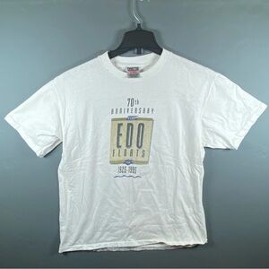 Vintage 70th Anniversary Edo Floats ONEITA Size L Single Stitch